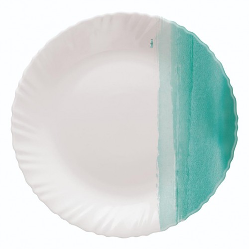 طبق مسطح ٢٥ سم تركواز هانزل